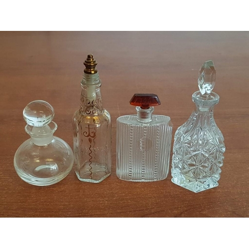 400 - Large Collection of Glass and Crystal Perfume and Snuff Bottles (15x Vintage/Retro and Modern inc. 2... 