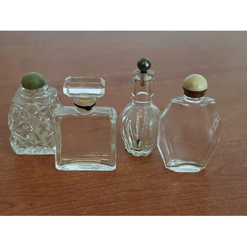 400 - Large Collection of Glass and Crystal Perfume and Snuff Bottles (15x Vintage/Retro and Modern inc. 2... 