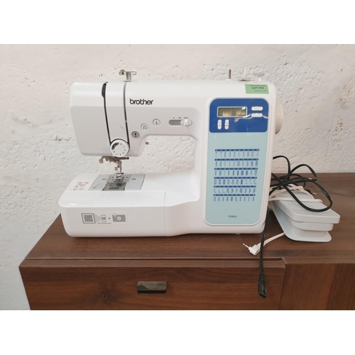 414 - Brother Electric Sewing Machine, (Model: FS60X) with Manual, Original Box and Some Accessories, * Ba... 