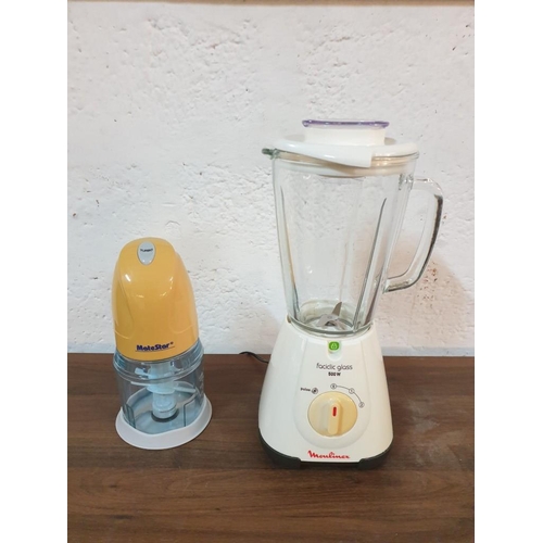 428 - Moulinex Electric Blender and Matestar Chopper, * Basic Test & Working *, (2)