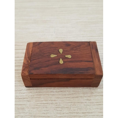 44 - 5 Wooden Boxes - Various Woods and Shapes