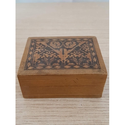 44 - 5 Wooden Boxes - Various Woods and Shapes