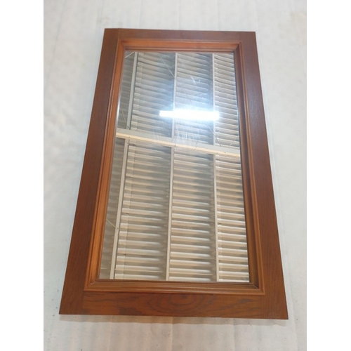 454 - Wall Mirror in Wooden Frame, (Approx. 97 x 66cm)