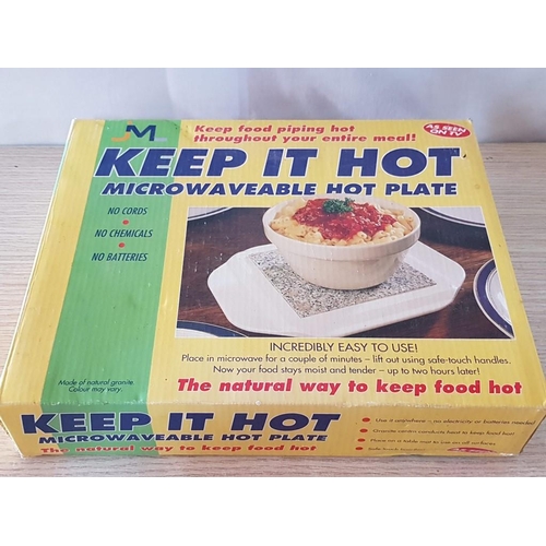 469 - 2 Microwavable Hot Plates (John Mills Limited, Unused/Boxed)