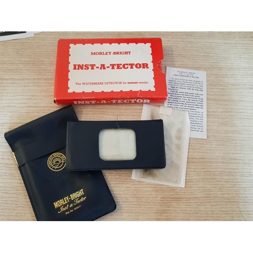 52 - Morley Bright 'Inst-A-Tector' Watermark Detector (Plastic Pouch and Original Box)