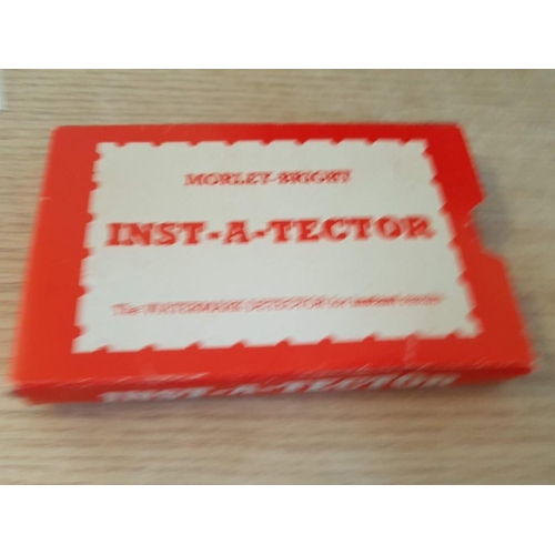 52 - Morley Bright 'Inst-A-Tector' Watermark Detector (Plastic Pouch and Original Box)