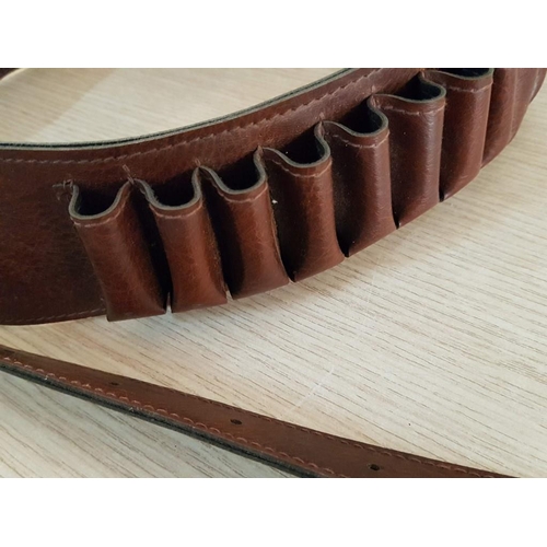 58 - 2 Cartridge Belts - 1x 12 Bore, 1x Garden Gun