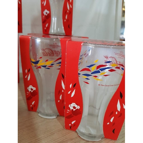 193 - Collection of 18 x Unused / Boxed Coca-Cola UEFA Euro 2016 Glasses, (18)