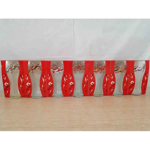 193 - Collection of 18 x Unused / Boxed Coca-Cola UEFA Euro 2016 Glasses, (18)