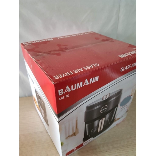 284 - 'Baumann' Glass Air Fryer (Boxed, Untested)