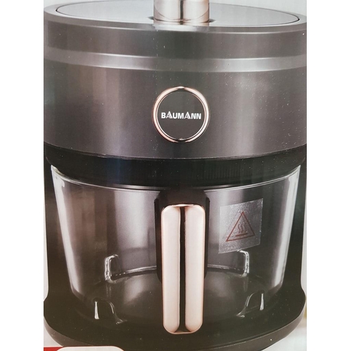284 - 'Baumann' Glass Air Fryer (Boxed, Untested)