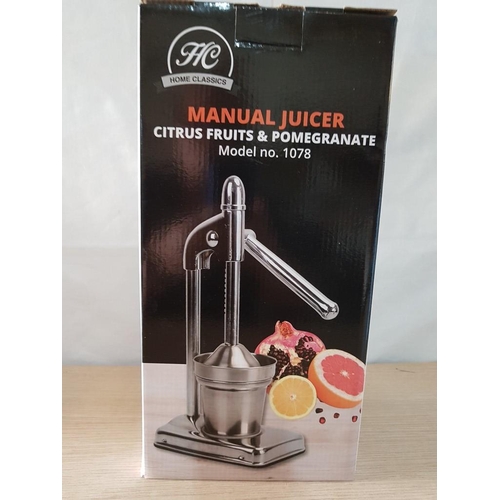 294 - Kitchen Tools: Manual Juicer 'Home Classic' and 'Imperial' Waffell Maker (2x Boxed, Untested)