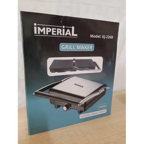 295 - Imperial Grill Maker (Plate Size: 27 x 30cm, Boxed, Untested)