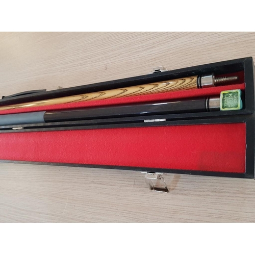296 - 'Railey' Cased Two Piece Snooker Cue