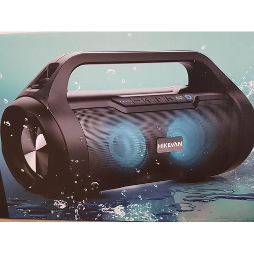 373 - Hikevan 44w Boombox Speaker (Wireless, Portable Bluetooth Speaker with RGB Lights), Approx. 35 x 14 ... 