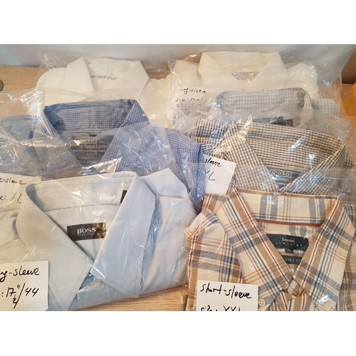 512 - Collection of Assorted Men's Shirts, Sizes 17.5'' and X-XXL, (7pcs)