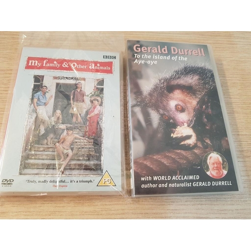 515 - Gerald Durrell Collection; 'The Aye-Aye and I' Book, VHS of the Same, and 'My Family and Other Anima... 