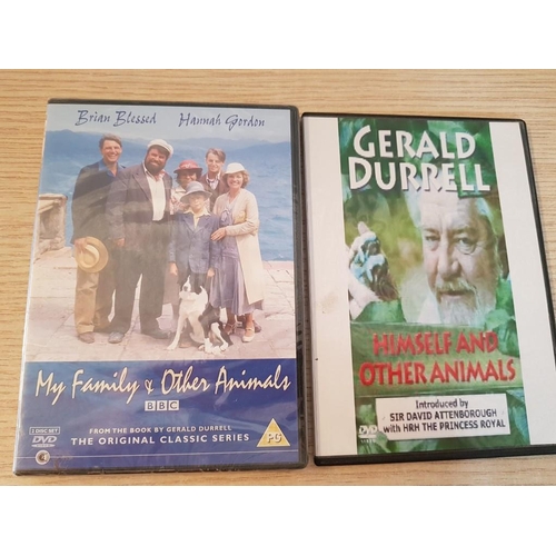 516 - Gerald Durrell Collection; Authorised Biography, Double DVD 'My Family and Other Animals', DVD 'Hims... 