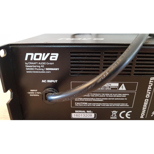 139 - Nova MX 3.2K4 4 Channel Power Amplifier, Made in Germany, Untested