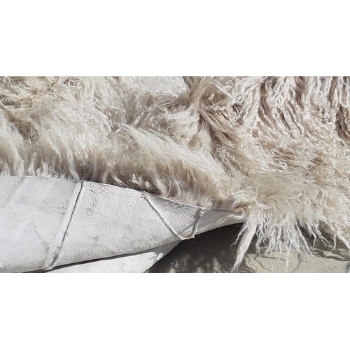 253 - Clint Fur Floor Rug; Luxurious Patchwork of Natural Fur Squares by Italian Brand 'Ivano Redaelli', (... 