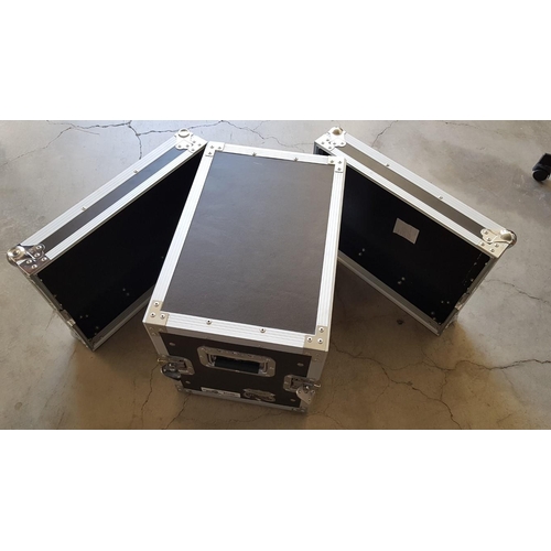 352 - Professional 'Road Ready' Flight Case Rack, (Approx. 53 x 53 x 41cm)