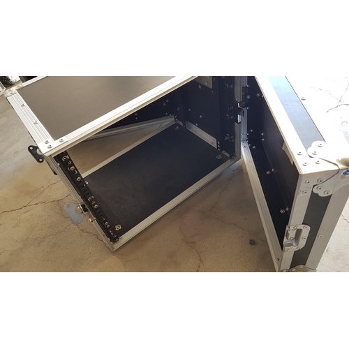 352 - Professional 'Road Ready' Flight Case Rack, (Approx. 53 x 53 x 41cm)