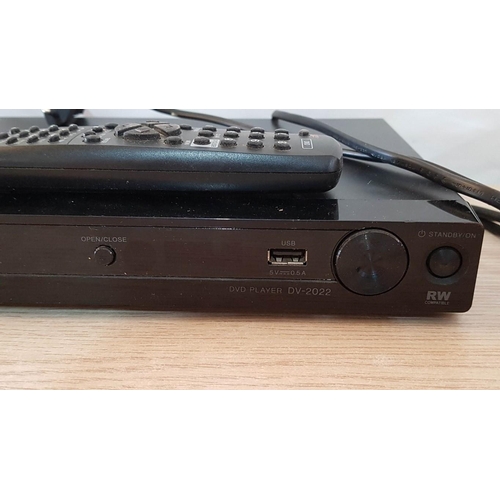 354 - Pioneer DVD Player, (Model: DV-2022), with Remote, * Basic Test & Working *