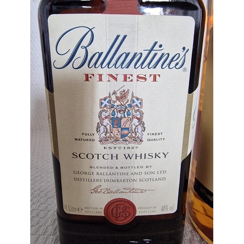 548 - Ballantines Finest Scotch Whisky, (1 Ltr, 40%), Together with Famous Grouse, (2)