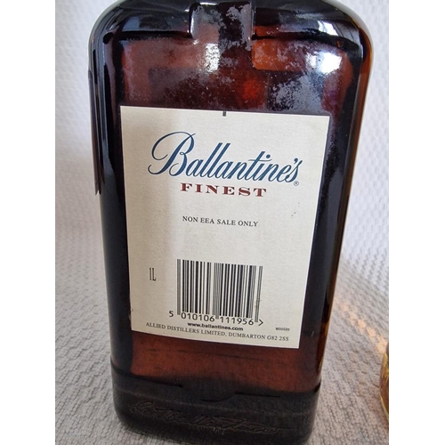 548 - Ballantines Finest Scotch Whisky, (1 Ltr, 40%), Together with Famous Grouse, (2)