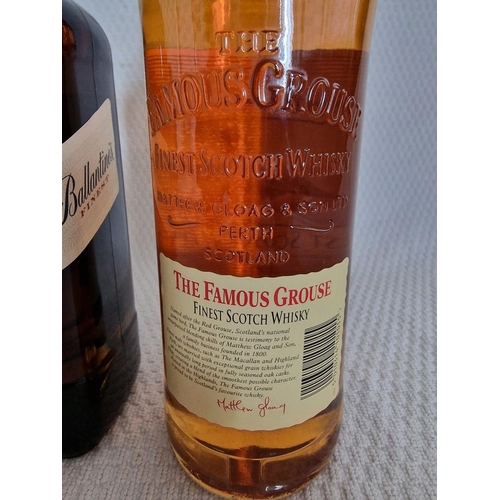 548 - Ballantines Finest Scotch Whisky, (1 Ltr, 40%), Together with Famous Grouse, (2)