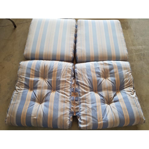 616 - Set of Cushions for Garden / Patio Furniture; 2-Seat Sofa (Approx. 126 x 66cm) and 2 Chairs (Approx.... 