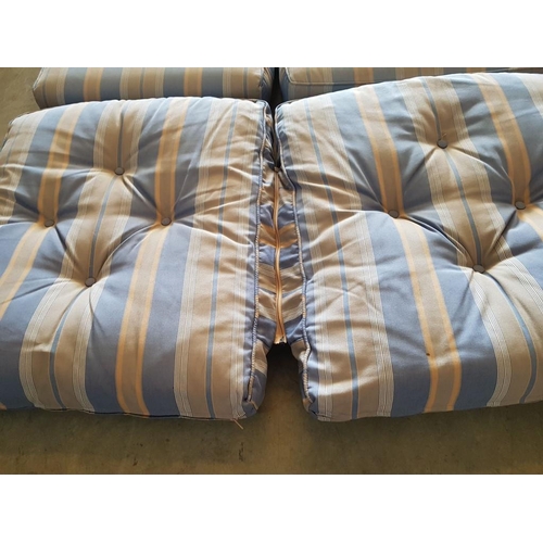 616 - Set of Cushions for Garden / Patio Furniture; 2-Seat Sofa (Approx. 126 x 66cm) and 2 Chairs (Approx.... 