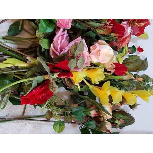 614 - Large Bunch of Artificial Flowers, (a/f)