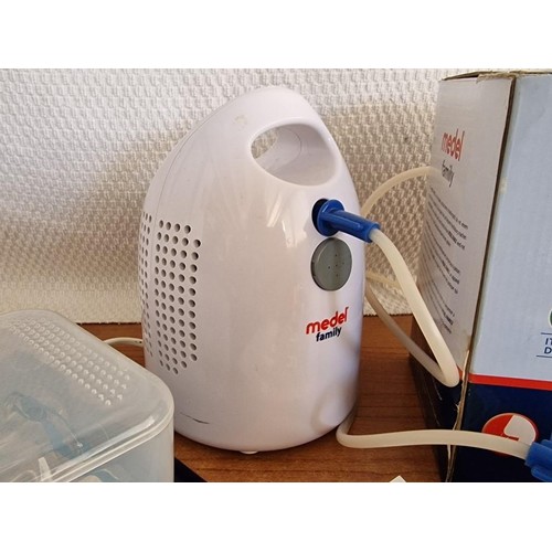 620 - 'Med Family' Aerosol Therapy System / Nebulizer, with Box and Manual, * Basic Test and Working *, To... 