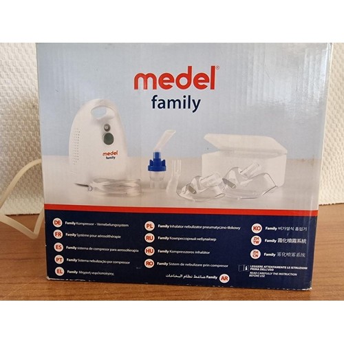 620 - 'Med Family' Aerosol Therapy System / Nebulizer, with Box and Manual, * Basic Test and Working *, To... 