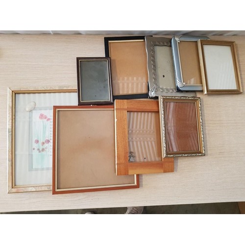 593 - Collection of Assorted Picture / Photo Frames, (9)