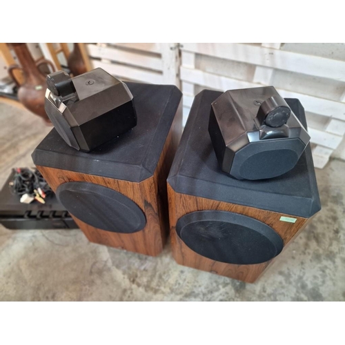 245 - Pair of Bowers & Wilkins 'B&W Series 80' Loud Speakers (Model No 801), Floor Standing on Wheels, Mad... 