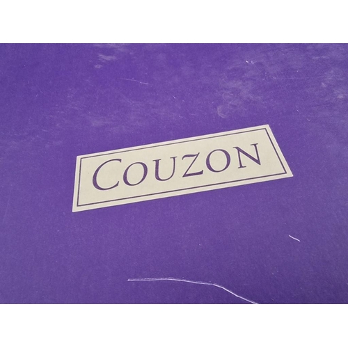 247 - 2 x French 'Couzon' Stainless Steel (18/10) Serving Platters, in the 'Symphonie' Design; 60cm and 42... 