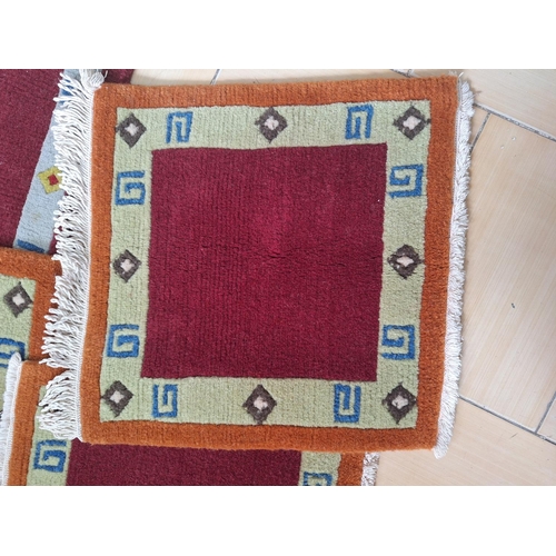 656 - 4 x Similar Style Carpets (Approx. 41 x 46cm each)