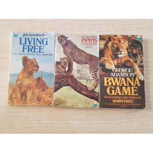 666 - Collection of 4 x Books on George & Joy Adamson About Lions and Lionesses