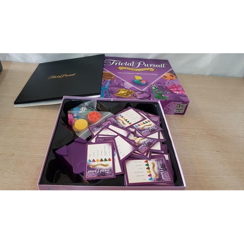 705 - Collection of 3 x Table / Board Games; Trivial Pursuit Entertainment Edition, Genius Edition and 