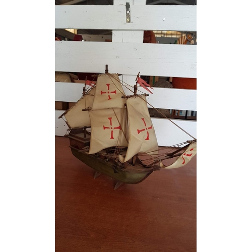 711 - Ship Model, Build by Hobbyist, Probably Spanish Armada Kickstarter, (Approx. 53 x 37cm)