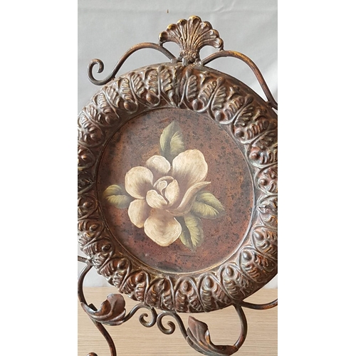 714 - Metal Art; Vintage Style Metal Table Top Decoration (Display), Approx. Ø: 32cm, H: 47.5cm)