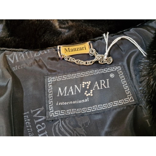 243 - Black Mink Jacket; Manzari International, American Legend Mink 'Blackglama' Jacket, with Silk Lining... 