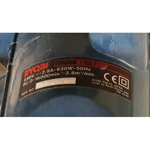 111A - Ryobi Electric Industrial Blower, (Model: BL-120V), (* Basic Test & Working *)