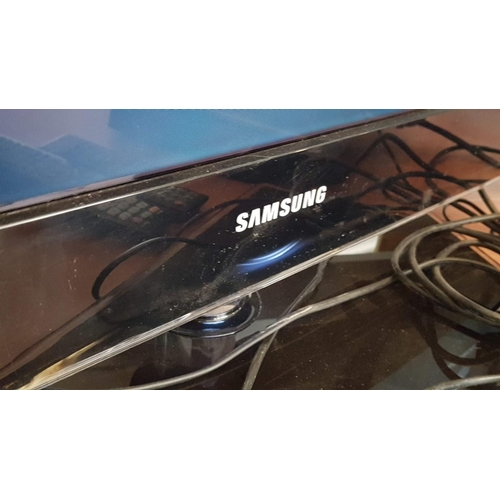 145 - Samsung 52'' LCD TV, (Model: LE52B750U1W), * Basic Test and Working When Lotted *, Together with Sam... 