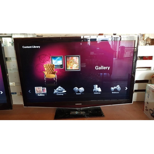 150 - Samsung 55'' Smart TV, (Model: LA55B650T1R), * Basic Test and Working When Lotted *, Together with R... 