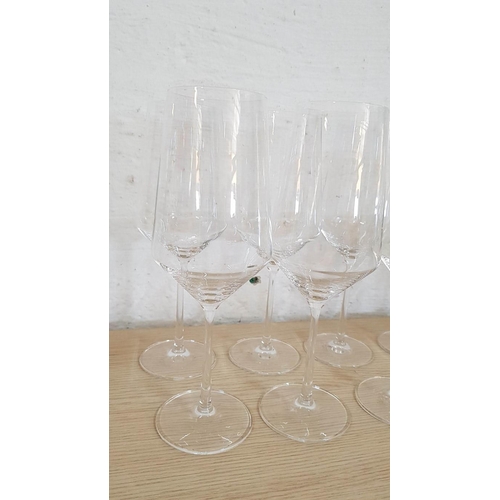 246 - Wine Set; 12 x 'Schott Zwiesel' Crystal Wine Glasses (Set of 6, 5 & 1), Together with Glass Wine Dec... 