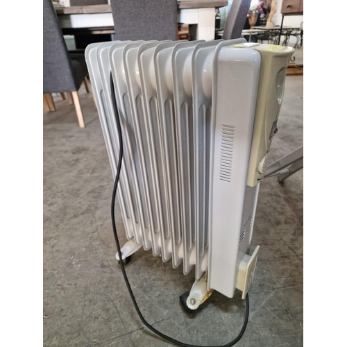 99 - 'Warmlite' Electric Oil Filled Radiator (Model: WL43004Z), Together with Ironing Board, * Basic Test... 