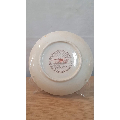 561 - Vintage Ceramic 'Cottage Scene' Plate, Hungerford Arcade 'The Ceramic Art Co Ltd', (Approx. Ø: 19.5c... 
